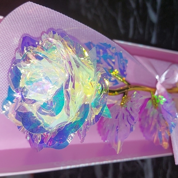 GREAT for Valentine's Day! A Galaxy rose with Gift bag. - Picture 5 of 5